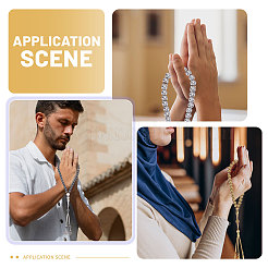 3 шт. браслеты с подвесками-узлами из сплава 3 цветов&nbsp;BJEW-PH0004-70