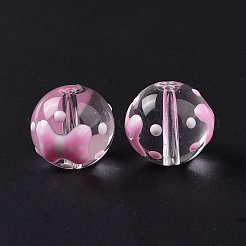 Прозрачные стеклянные бусины&nbsp;LAMP-B021-03A-06