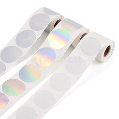 3 rouleau de 3 styles d'autocollants holographiques imprimables en plastique vinyle&nbsp;OFST-TA0001-10A