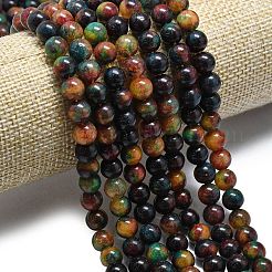 Натуральный Malaysia нефритовые бусы пряди&nbsp;G-L645-A01-8mm-04