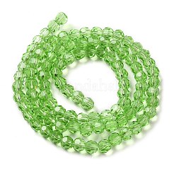 Perles en verre transparentes&nbsp;EGLA-A035-T6mm-D09