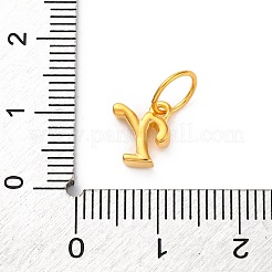 925 подвеска в виде буквы из стерлингового серебра с соединительными кольцами&nbsp;LS-STER-R008-01G-Y