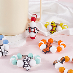 6 шт. силиконовые подвески для бокалов для вина&nbsp;HJEW-SC00131