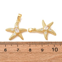 Messing micro pave klare zirkonia anhänger&nbsp;CU-CBAA8E2-01G