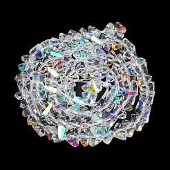 Стеклянные бусины с гальваническим покрытием &nbsp;EGLA-C003-03