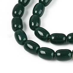 Chapelets de perles en verre opaques&nbsp;GLAA-T028-14P-05