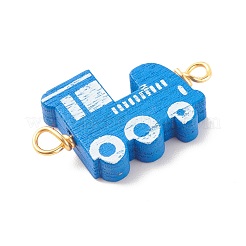 Breloques de connecteur en bois peint à la bombe&nbsp;PALLOY-JF01427-13