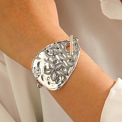 Armbänder aus strukturiertem Zinklegierungsglied&nbsp;WG3CBFC-01