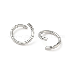 304ステンレススチールオープン丸カン  ラウンド  ステンレス鋼色  8x1mm  18ゲージ  内径：6mm&nbsp;STAS-Z150-01D-P