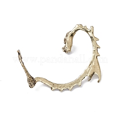 Серьги-гвоздики с драконом спереди и сзади&nbsp;LS-EJEW-C046-01AB