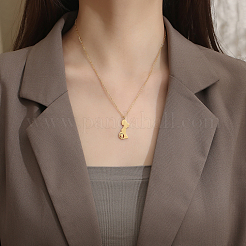 Женские кулоны-подвески ко Дню матери из нержавеющей стали 304 с силуэтом матери и ребенка&nbsp;AS6922-1