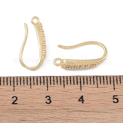 Латунные крючки для серьги из чистого циркония KK-U008-06G
