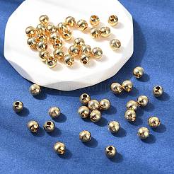 Латунные круглые бусины с текстурой&nbsp;XGRPCU095-298G