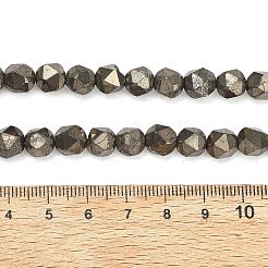 Stränge aus natürlichen Goldpyritperlen&nbsp;G-G458-I01-8mm