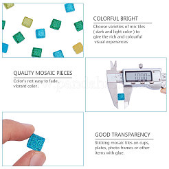 Кабошоны из стекла GLAA-WH0015-44E