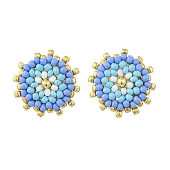 Aretes de cuentas de vidrio&nbsp;EJEW-MZ00741-02