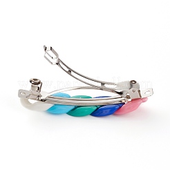 Barrette à cheveux en fer plaqué platine&nbsp;PHAR-JH00069