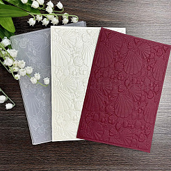 Prägefolder-Vorlagen aus PP-Kunststoff&nbsp;DIY-WH20048-050A