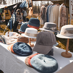 Акриловые вешалки для хранения шляп ODIS-WH0038-107