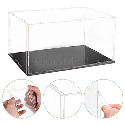 Акриловая витрина для минифигурок с черным основанием ODIS-WH0031-13
