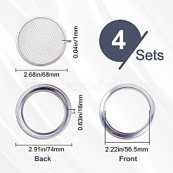 Фильтры из нержавеющей стали 304 для проращивания семян AJEW-WH0413-27