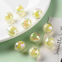 Прозрачные акриловые бусины&nbsp;TACR-S152-14B-A10