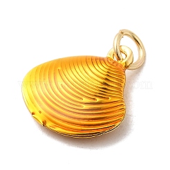 Подвески из латунной эмали в виде ракушки&nbsp;KK-A268-08G