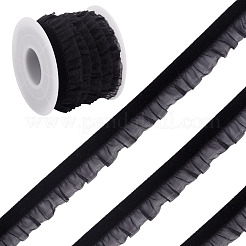 5 ярд эластичной бархатной органзовой ленты&nbsp;SRIB-TA0001-28C