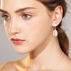 Boucles d'oreilles à tige en acier inoxydable 304&nbsp;EJEW-SP0001-17B