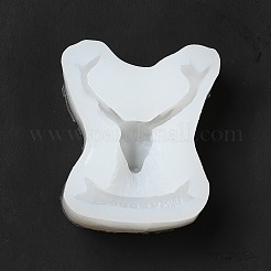 Рождественская голова оленя diy подсвечник силиконовые Молды&nbsp;LS-SIMO-B002-06