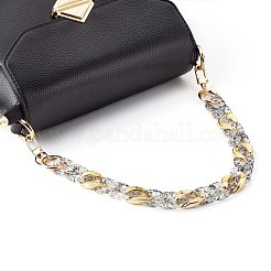 Прозрачная краска Spary Акриловые соединительные кольца Ручки для сумок&nbsp;AJEW-BA00092