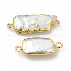 Шармы-соединители с натуральным жемчугом кеши в стиле барокко PEAR-P004-06KCG