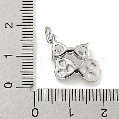 Латунь с кубическим цирконием и подвесками в виде ракушек&nbsp;KK-Q820-11P