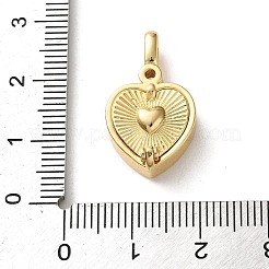 Подвески латунные горный хрусталь&nbsp;LS-KK-P320-05G-04