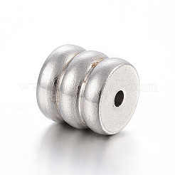 Рифленые бусины из нержавеющей стали марки 304 STAS-E425-019P