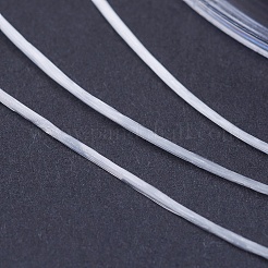 フラット弾性クリスタルストリング  弾性ビーズ糸  ストレッチブレスレット作り用  ミックスカラー  0.8mm  約54.68ヤード（50m）/ロール&nbsp;EW-I001-0.8mm-M