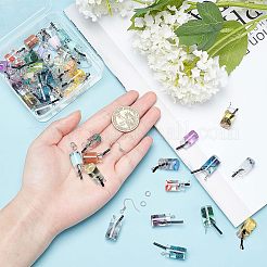 Наборы для самостоятельного изготовления 24 пары сережек-подвесок в летнем стиле DIY-NB0004-86P