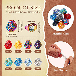 Стеклянные бусины с гальваническим покрытием &nbsp;EGLA-TA0001-91A