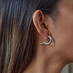 Orecchini a bottone in acciaio inossidabile 304 per donna&nbsp;ZJ4963-2