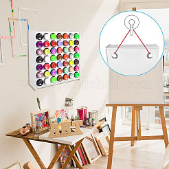 Деревянные подставки для хранения бутылок с пигментом&nbsp;ODIS-WH0043-120