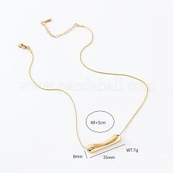 3 шт. европейские ожерелья из нержавеющей стали с подвеской в виде баклажана для женщин EI4889-2