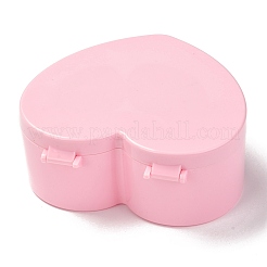 Boîtes à bijoux en plastique coeur&nbsp;LS-OBOX-F006-09B