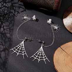 Серьги-гвоздики из нержавеющей стали 304 EJEW-TA00443