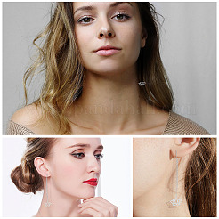 925 серебряная нить с родиевым покрытием JE795A