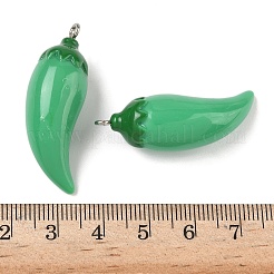 Непрозрачные акриловые подвески OACR-Z031-01P-03