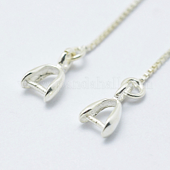 925 найденные крючки серебристого серебра STER-I014-27S