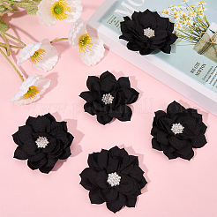 Аксессуары для украшений из полиэстера и стразов&nbsp;DIY-WH20063-015A