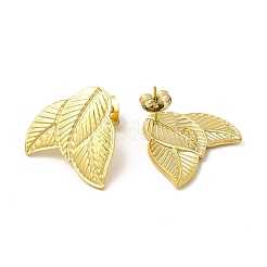 Ионное покрытие (ip) 304 нержавеющая сталь серьги-гвоздики фурнитура EJEW-I281-42G