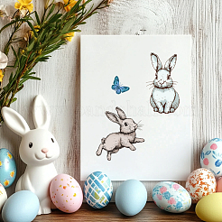 Klarsichtstempel aus PVC-Kunststoff&nbsp;DIY-WH0618-0316