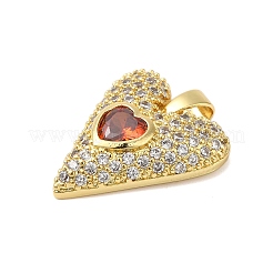 Подвески из латуни и кубического циркония&nbsp;KK-S372-14G